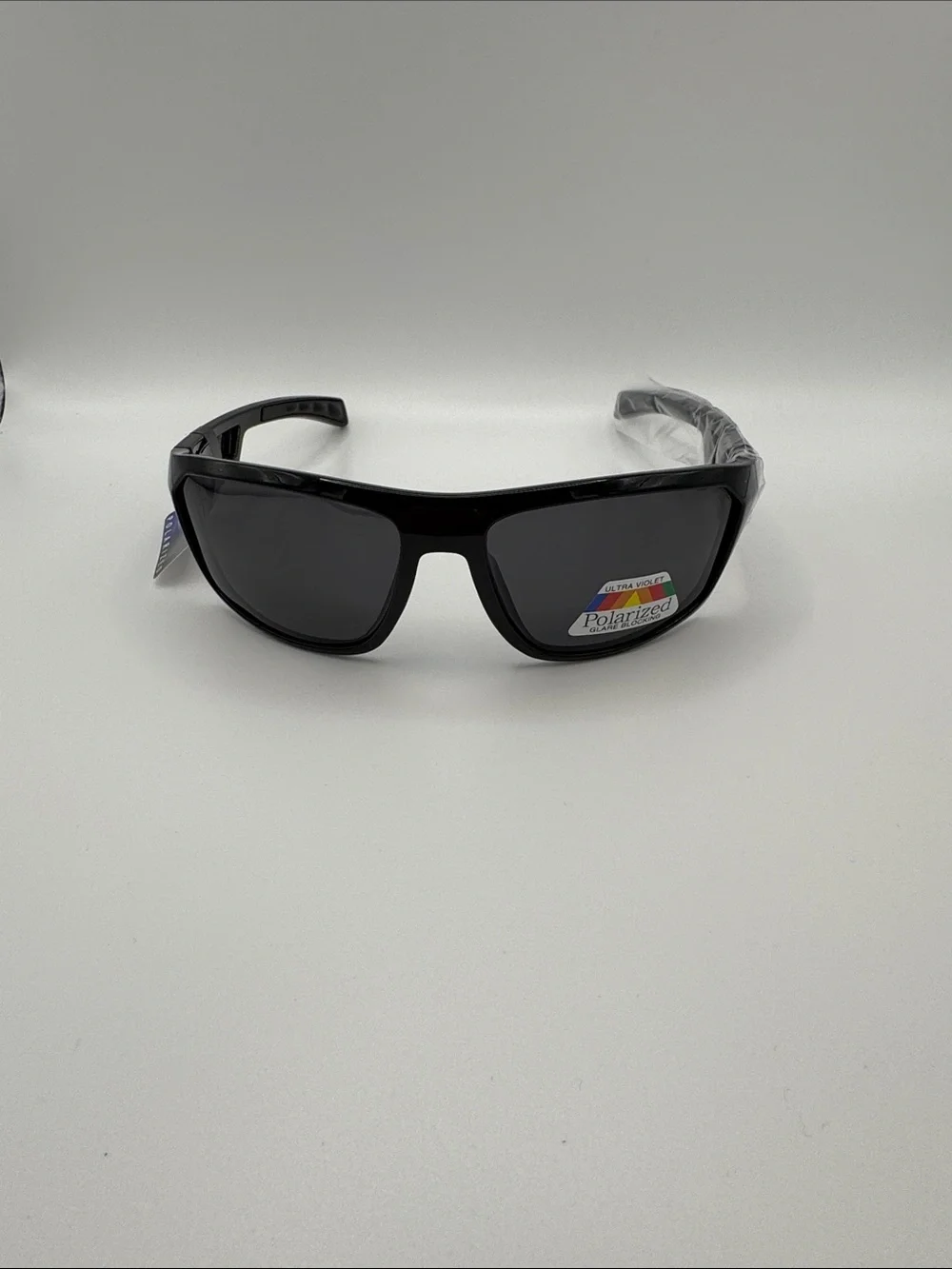 Polarized Black Wrap Sunglasses